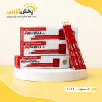 مداد قرمز آدمیرال 12 عددی
