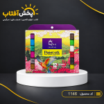 گواش 12 رنگ جامد متالیک