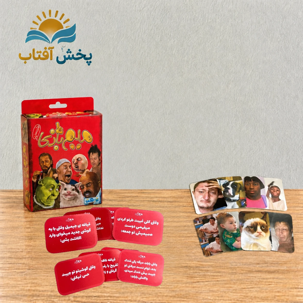 بازی فکری کارتی دورهمی مدل میم بازی طرح جیبی - Image 2